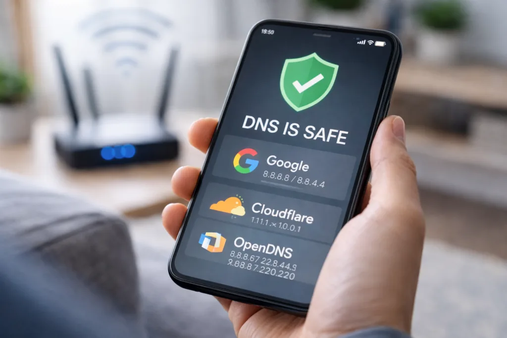 أفضل DNS لتسريع الإنترنت على الهاتف